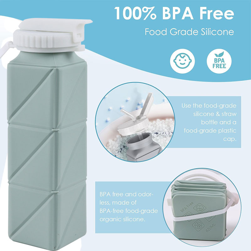 620ml Collapsible Water Bottle - Water Bag Collapsible 评论和价格