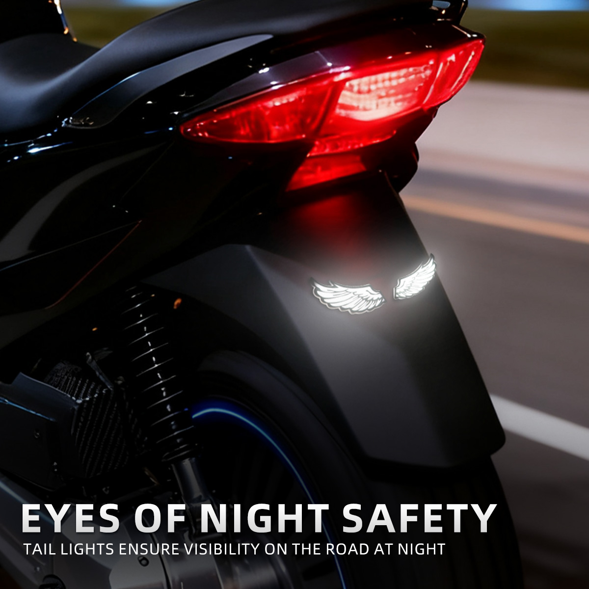 1Pair Motorcycle Angel Wings L - Sos Light Strobe 评论和价格