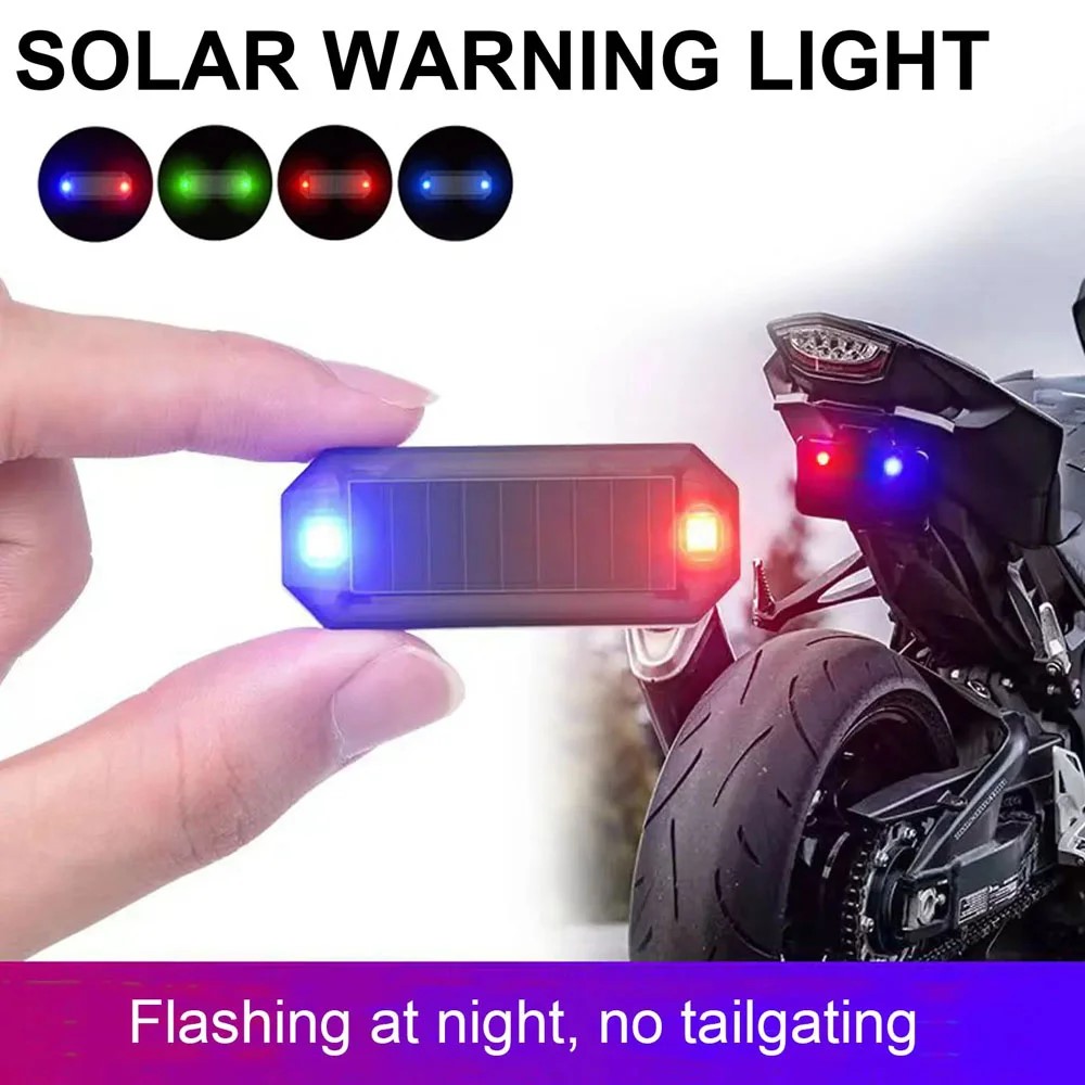 Mini LED Solar Power Car Warni - Sos Light Strobe 评论和价格