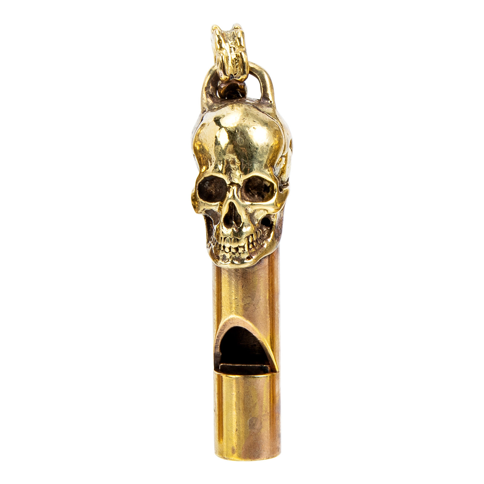 Spooky Skull Head Copper Whist - Emergency Whistle Loud 评论和价格